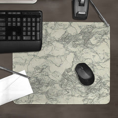 Mountains And AI Rivers Mousepad - Inked Gaming - AI - Lifestyle - 051