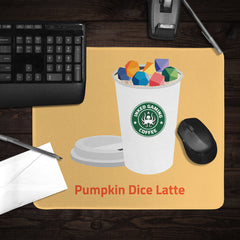 Pumpkin Dice Latte Mousepad - Inked Gaming - LL - Lifestyle - 051