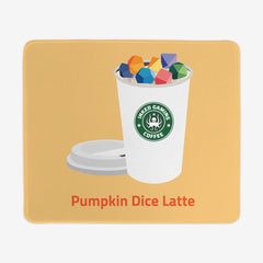 Pumpkin Dice Latte Mousepad - Inked Gaming - LL - Mockup - 051