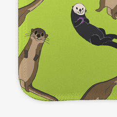 Salted Caramel Otters Mousepad