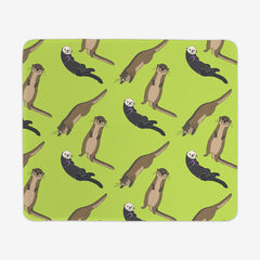 Salted Caramel Otters Mousepad