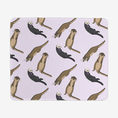 Salted Caramel Otters Mousepad