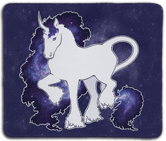 Galaxy Unicorn Mousepad - InvertSilhouette - Mockup - 051