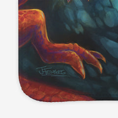 Red Dragon Mousepad - Jessica Feinberg - Corner  - 051