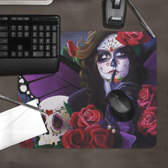 Sugar Skull Rose Garden Mousepad - Kari-Ann Anderson - Lifestyle - 051