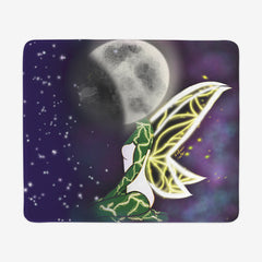 Moon Fairy large mousepad by Katiria Cortes.