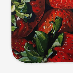 Summer Strawberries Mousepad - Kim Testone - Corner - 051