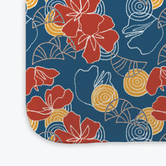 Tropical Floral Shells Mousepad