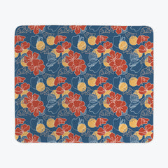 Tropical Floral Shells Mousepad