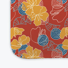 Tropical Floral Shells Mousepad