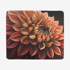 Dahlia Comic Bloom Mousepad