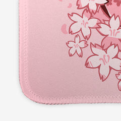 Cherry Blossom Fox Mousepad