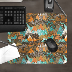 Maximalist Mountain Maze Mousepad