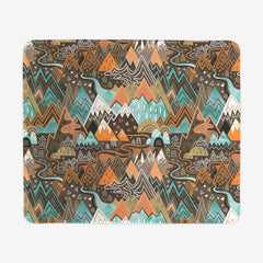 Maximalist Mountain Maze Mousepad