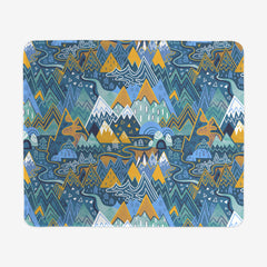 Maximalist Mountain Maze Mousepad