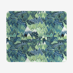 Maximalist Mountain Maze Mousepad