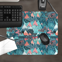 Maximalist Mountain Maze Mousepad