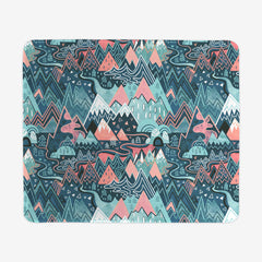 Maximalist Mountain Maze Mousepad