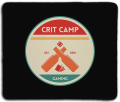 Crit Camp Black Mousepad - Crit Camp Gaming - Mockup - 051