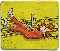 Caution Playtesting Mousepad - Jordan Poole - Mockup - 051