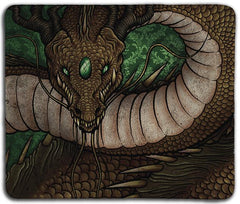 Horned Serpent Mousepad - Jordan Poole - Mockup - 051