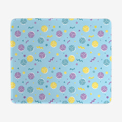 Go For The Volley Mousepad - Inked Gaming - HD - Mockup - Blue - 051