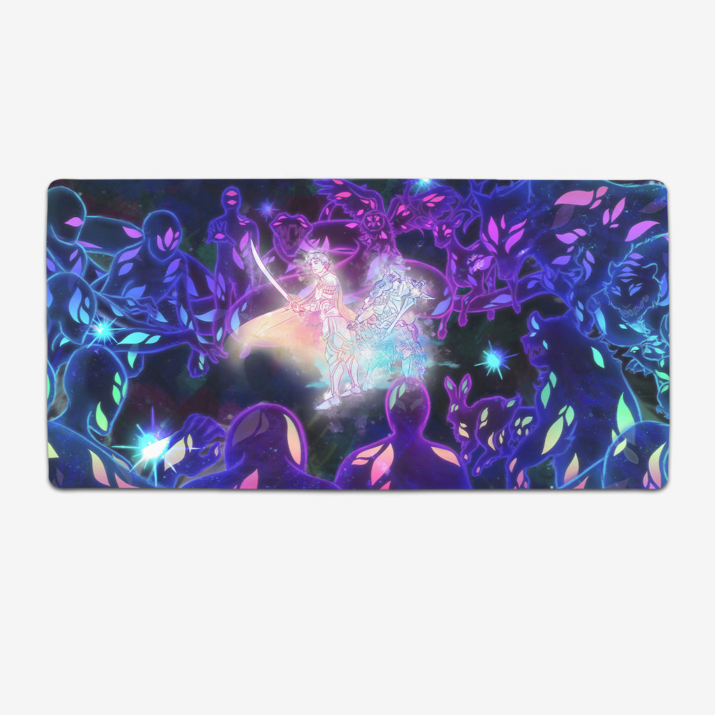 King and Lionheart Extended Mousepad - Areth - Mockup - XL