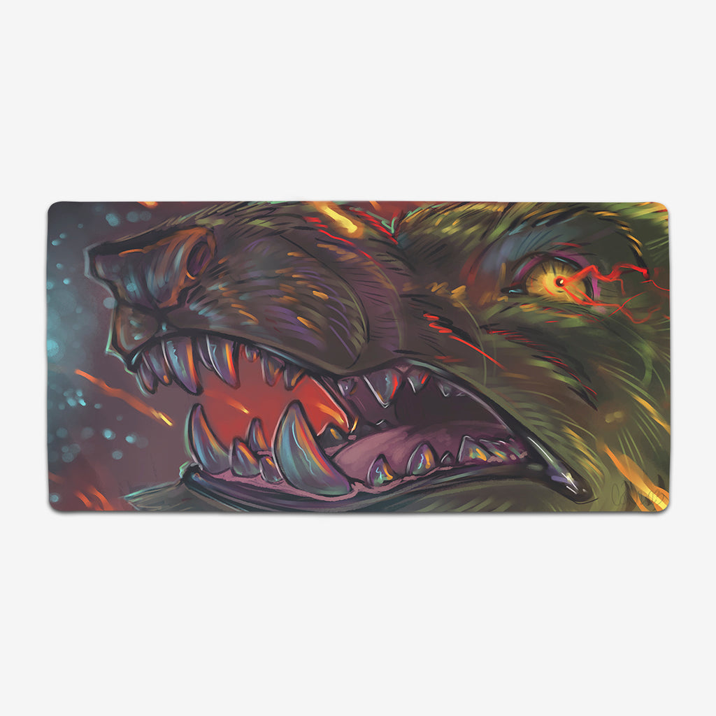 World on Fire Extended Mousepad