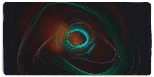 Stardust Spirals Extended Mousepad - Burtram Anton - Mockup - XL