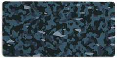 Camo Pattern Extended Mousepad - Carbon Beaver - Mockup - Blue - XL