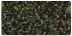 Camo Pattern Extended Mousepad - Carbon Beaver - Mockup - Green - XL