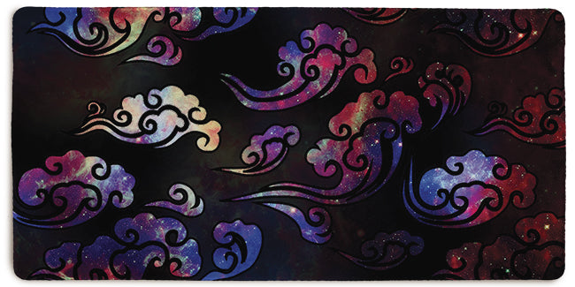 Cosmic Clouds Extended Mousepad - Carbon Beaver - Mockup - XL