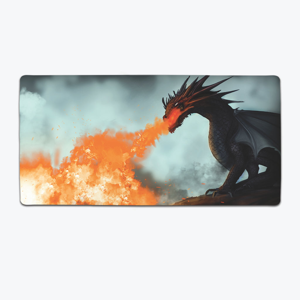 Crimson Dragon Extended Mousepad