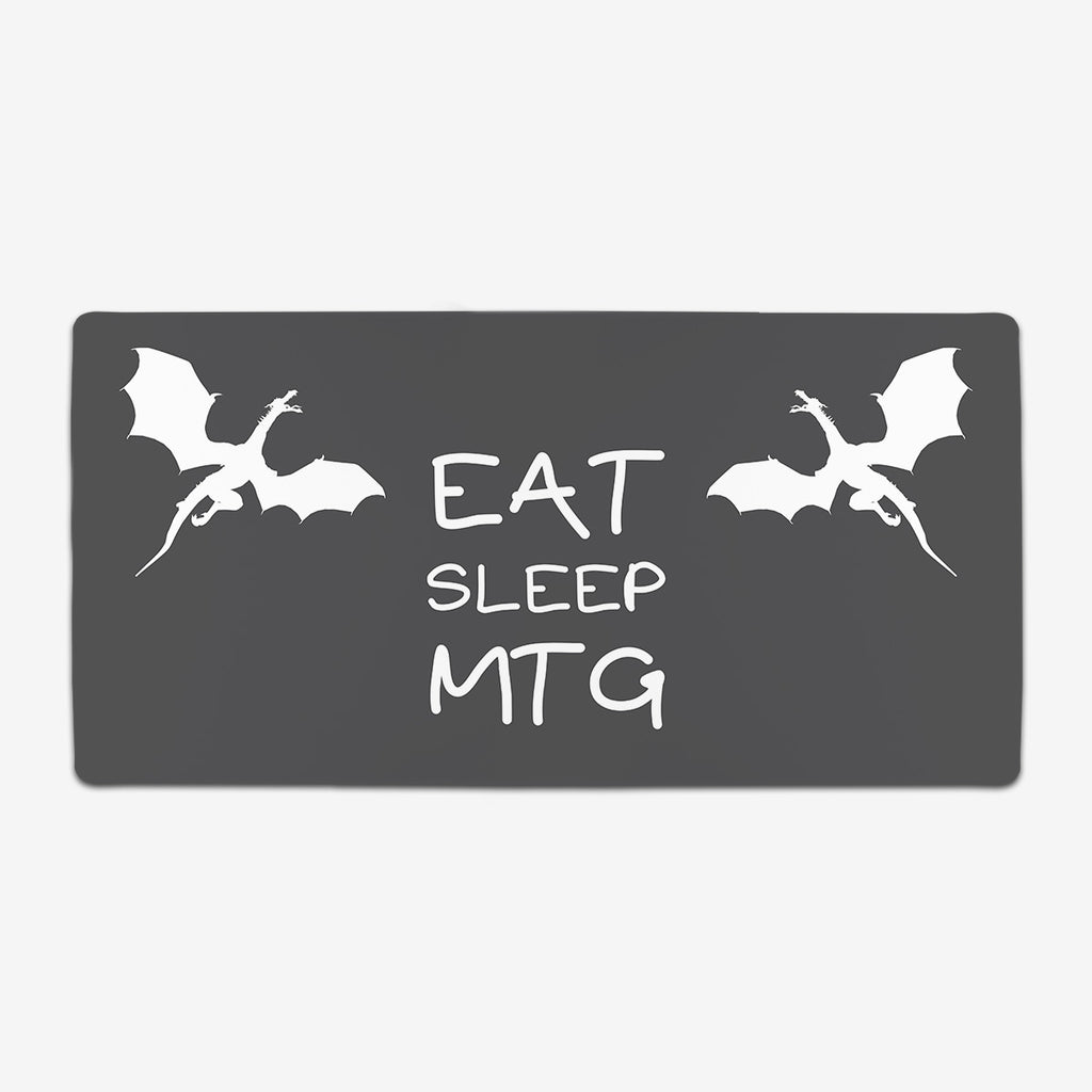Eat Sleep MTG Extended Mousepad - Carbon Beaver - Mockup - XL