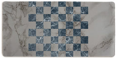  Marble Chess Board Extended Mousepad - Carbon Beaver - Mockup - XL