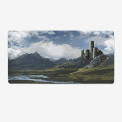 Medieval Castle Extended Mousepad - Carbon Beaver - Mockup - XL