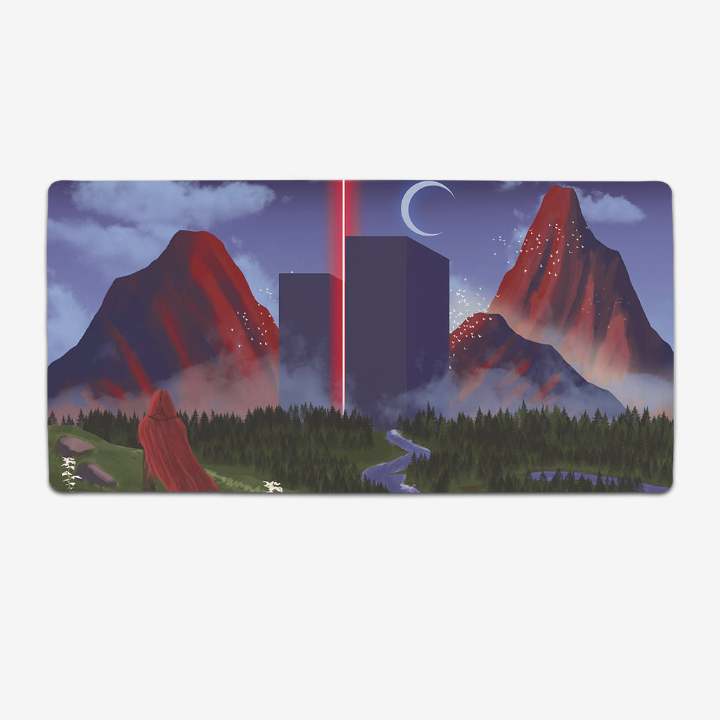 Mysterious Structure Extended Mousepad - Carbon Beaver - Mockup - XL