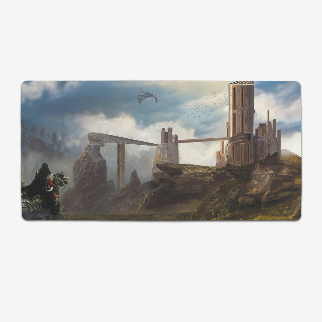 Mystical Library Extended Mousepad - Carbon Beaver - Mockup - XL