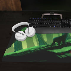 Mystical Stag Extended Mousepad - Carbon Beaver - Lifestyle 2 - XL