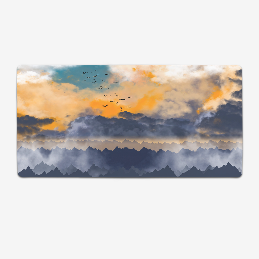 Rocky Land Extended Mousepad - Carbon Beaver - Mockup - XL