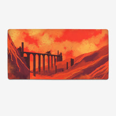 Volcano Fortress Extended Mousepad