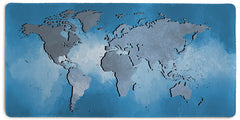 World Map Extended Mousepad - Carbon Beaver - Mockup - XL
