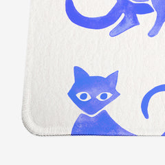 Cat Positions Pattern Extended Mousepad - CatCoq - Corner - XL