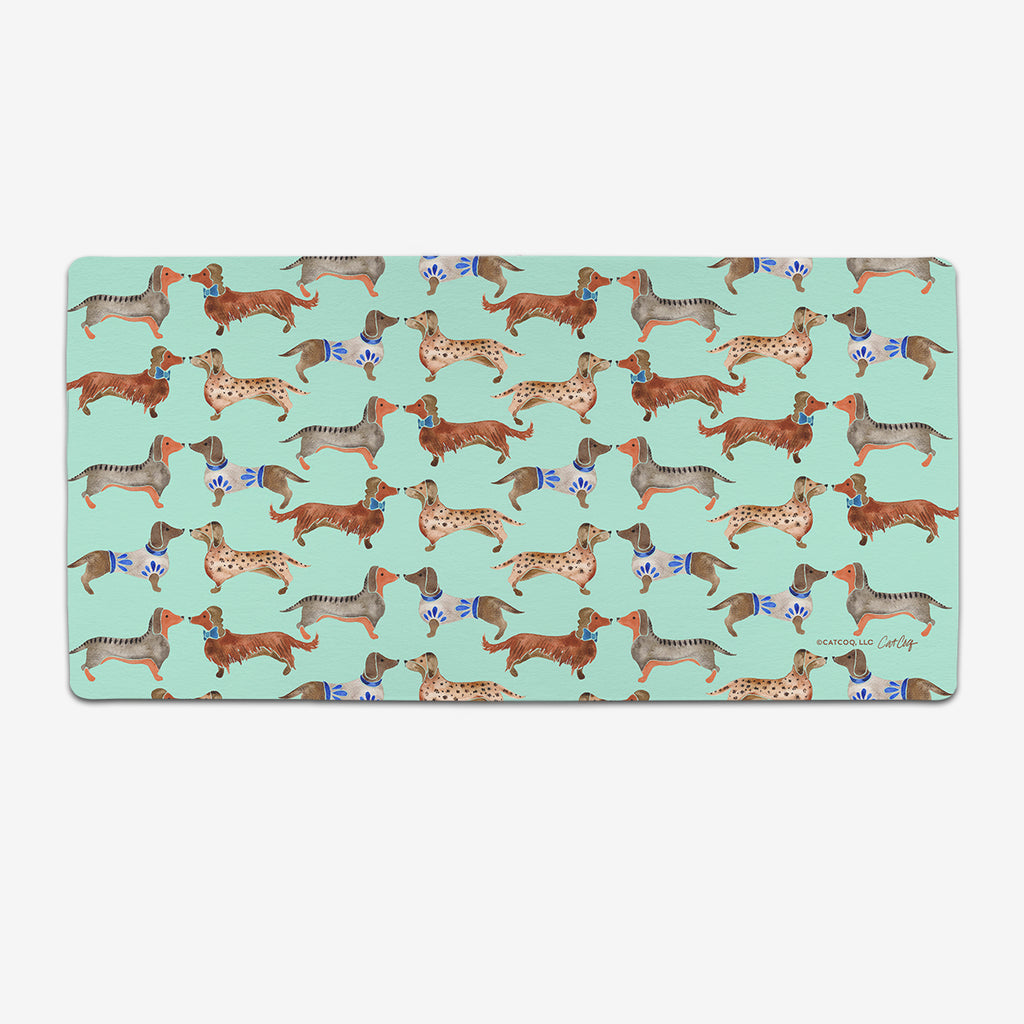 Dachshunds Extended Mousepad