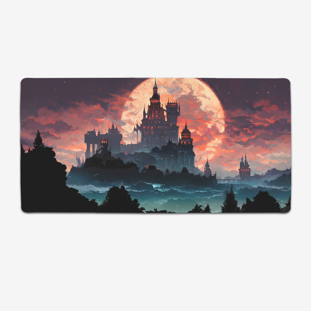 Moonlit Vampire Castle Extended Mousepad