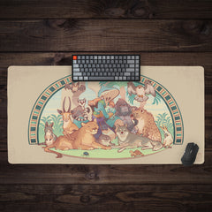 A Vizier and his Pets Extended Mousepad