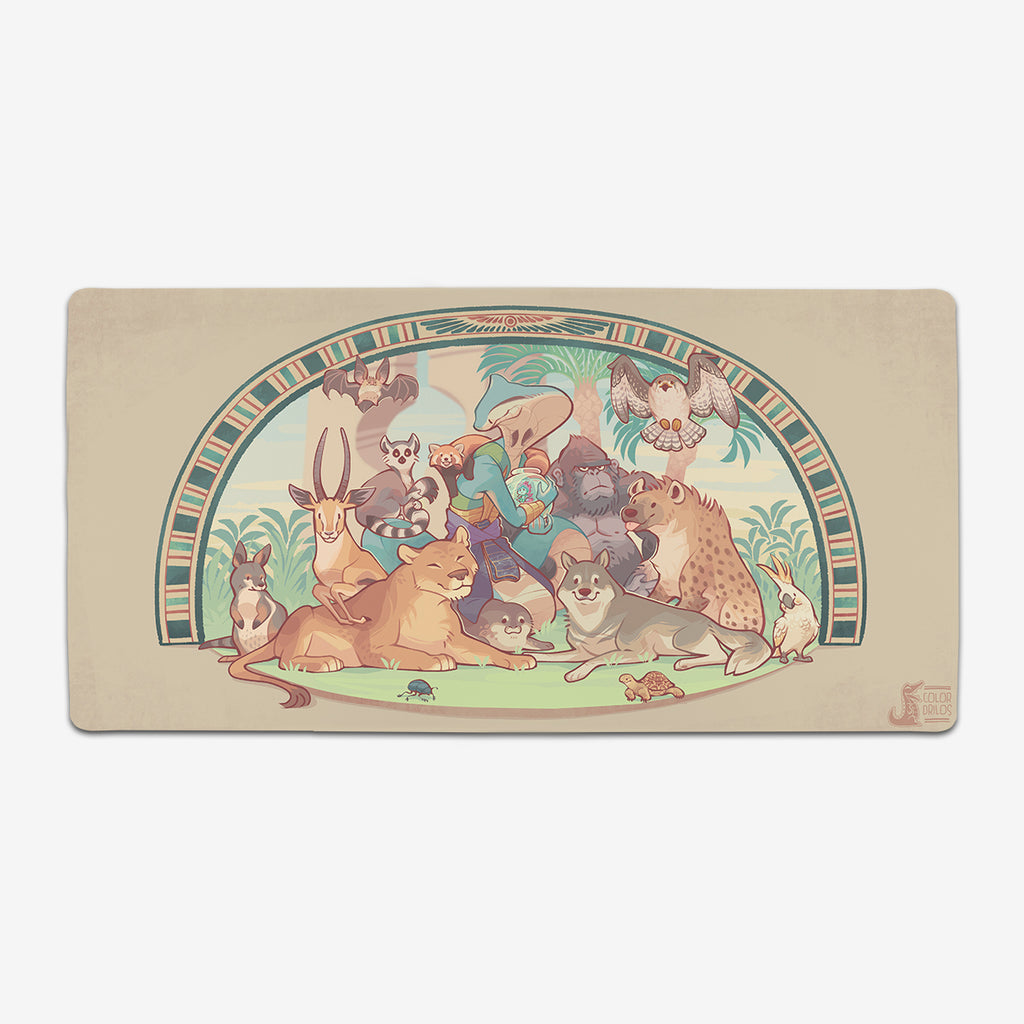 A Vizier and his Pets Extended Mousepad
