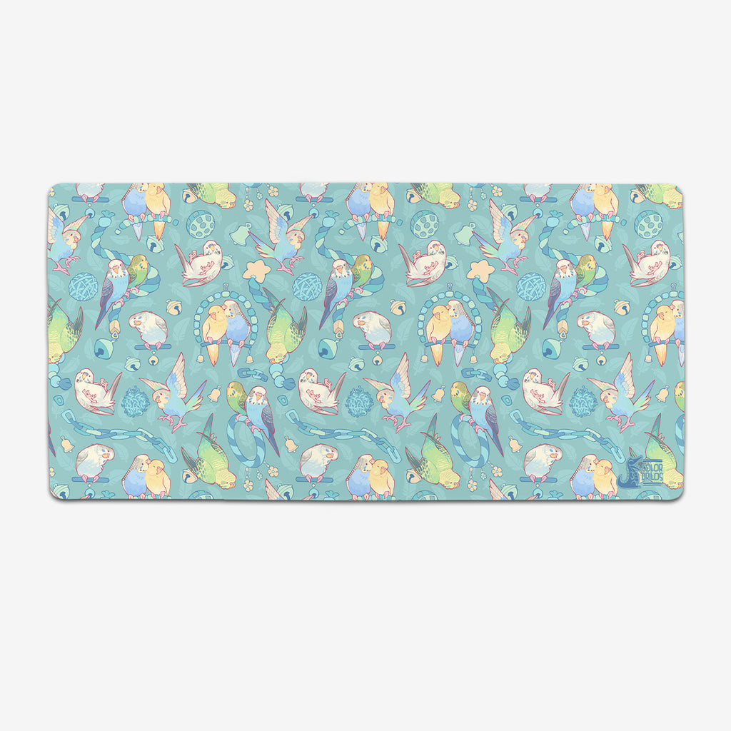 Budgie Bunch Extended Mousepad