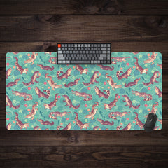 Crocos In Water Extended Mousepad