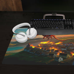 Burn The Village Extended Mousepad